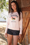 *NEW J'Adore Mon Cheval~ Beachy Sweatshirt