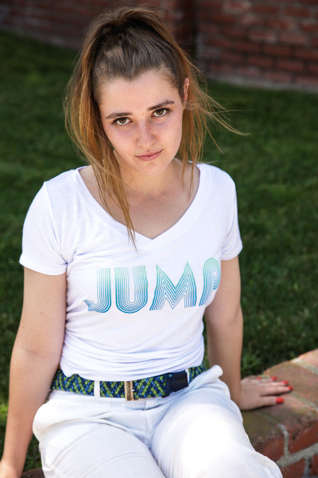 *NEW Jump Retro V-Neck Modal Tee