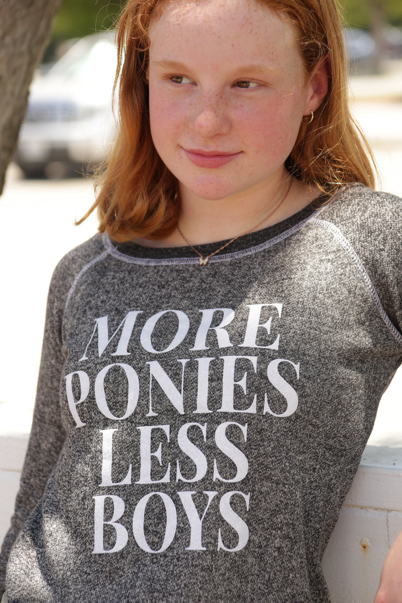 *NEW Bad Pony: More Ponies Less Boys Sweatshirt
