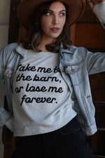 *NEW Bad Horse: Take Me To The Barn.. Ribbed top