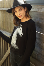 *NEW Bad Horse LE Kimerlee Curyl Collab Sweatshirt Black