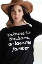 *NEW Bad Horse: Take Me To The Barn.. Ribbed top