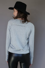 *NEW Bad Horse LE Kimerlee Curyl Collab Sweatshirt Grey