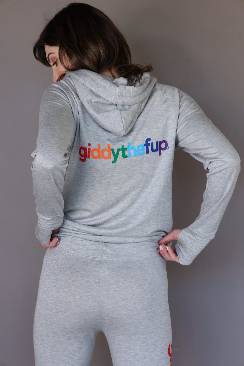 *NEW Bad Horse: giddythefup. Colored Hoody