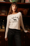 *NEW J'adore Mon Cheval Ribbed Knit Top