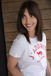 *NEW J'Adore Mon Cheval Crew Neck Modal Tee