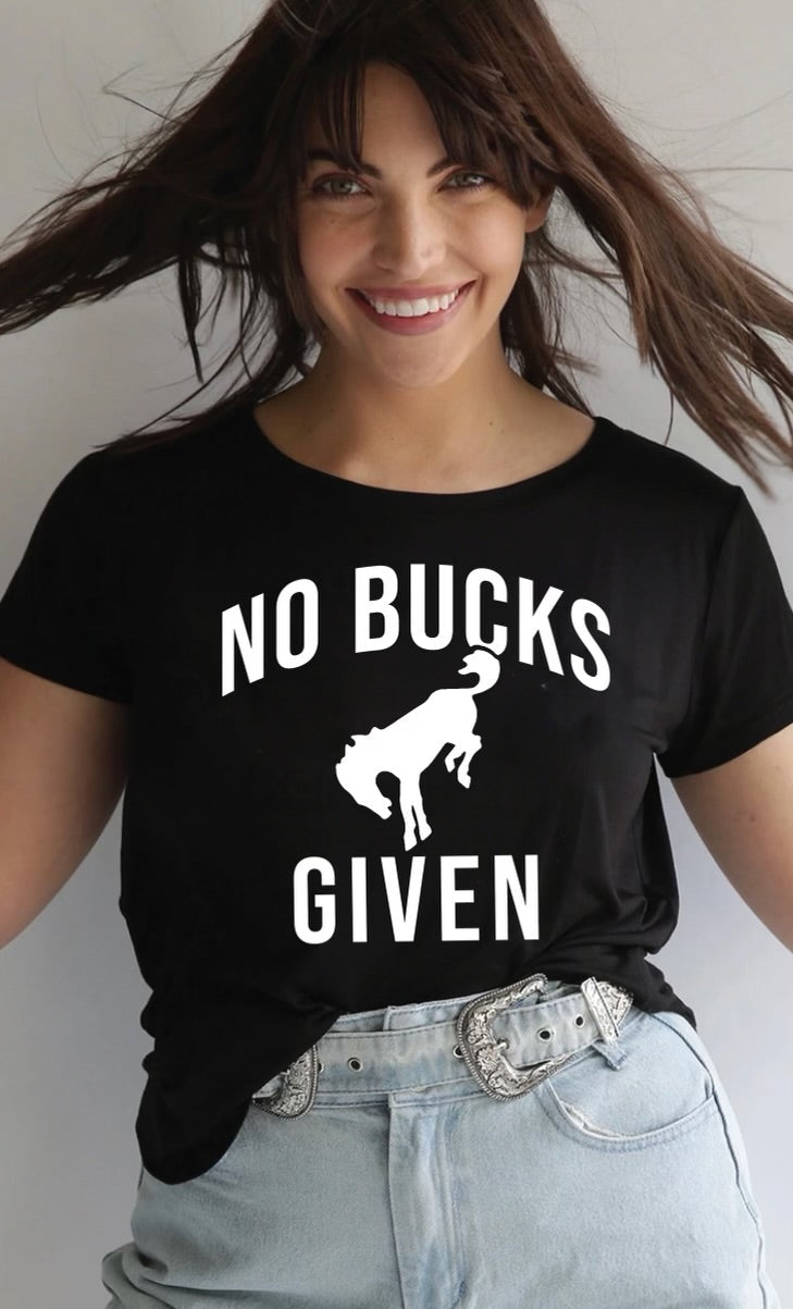 *NEW No Buck Given Crew Neck Modal Tee