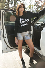 SALE! for buck's sake ~ Long Sleeve Slub Tee