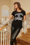 *NEW Horses & Cocktails Crew Neck Modal Tee
