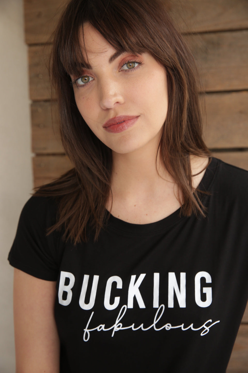 *NEW Bucking Fabulous. Crew Neck Modal Tee
