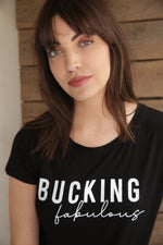 *NEW Bucking Fabulous. Crew Neck Modal Tee