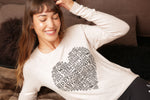 *NEW Giddy Over It Heart Ribbed Knit Top