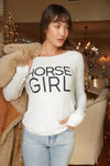 *NEW Horse Girl Ribbed Knit Top
