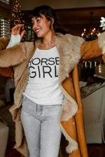 *NEW Horse Girl Ribbed Knit Top