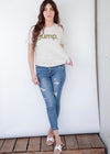 SALE! jump. ~ Vintage Tee Tea/Olive