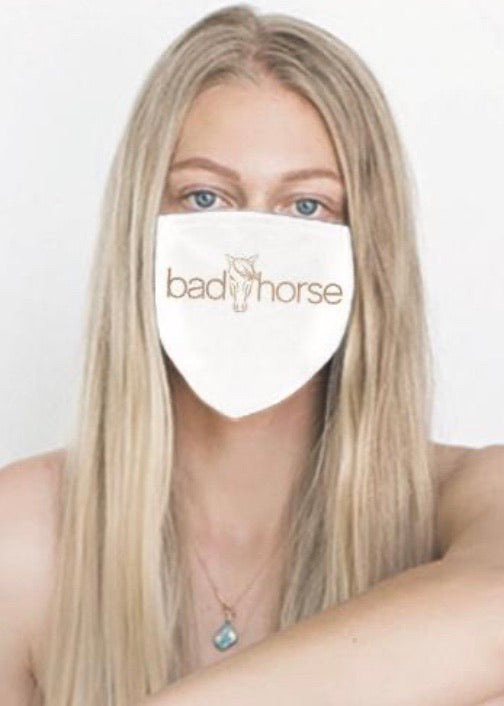 SALE! bad horse ~ Cotton Face Mask