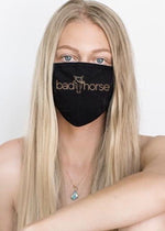 SALE! bad horse ~ Cotton Face Mask