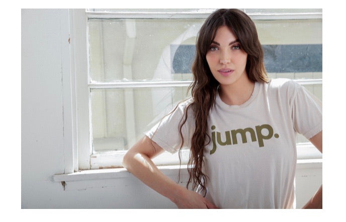 SALE! jump. ~ Vintage Tee Tea/Olive