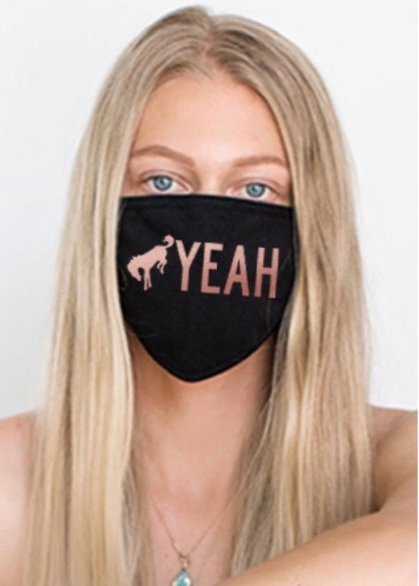 SALE! Buck Yeah ~ Cotton Face Mask
