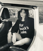 SALE! for buck's sake ~ Long Sleeve Slub Tee
