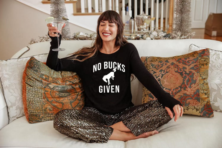 *NEW No Buck Given Crew Neck Modal Tee