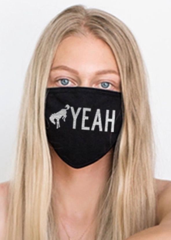 SALE! Buck Yeah ~ Cotton Face Mask