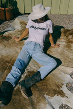giddythefup. ~ Vintage Tee Tea/Black